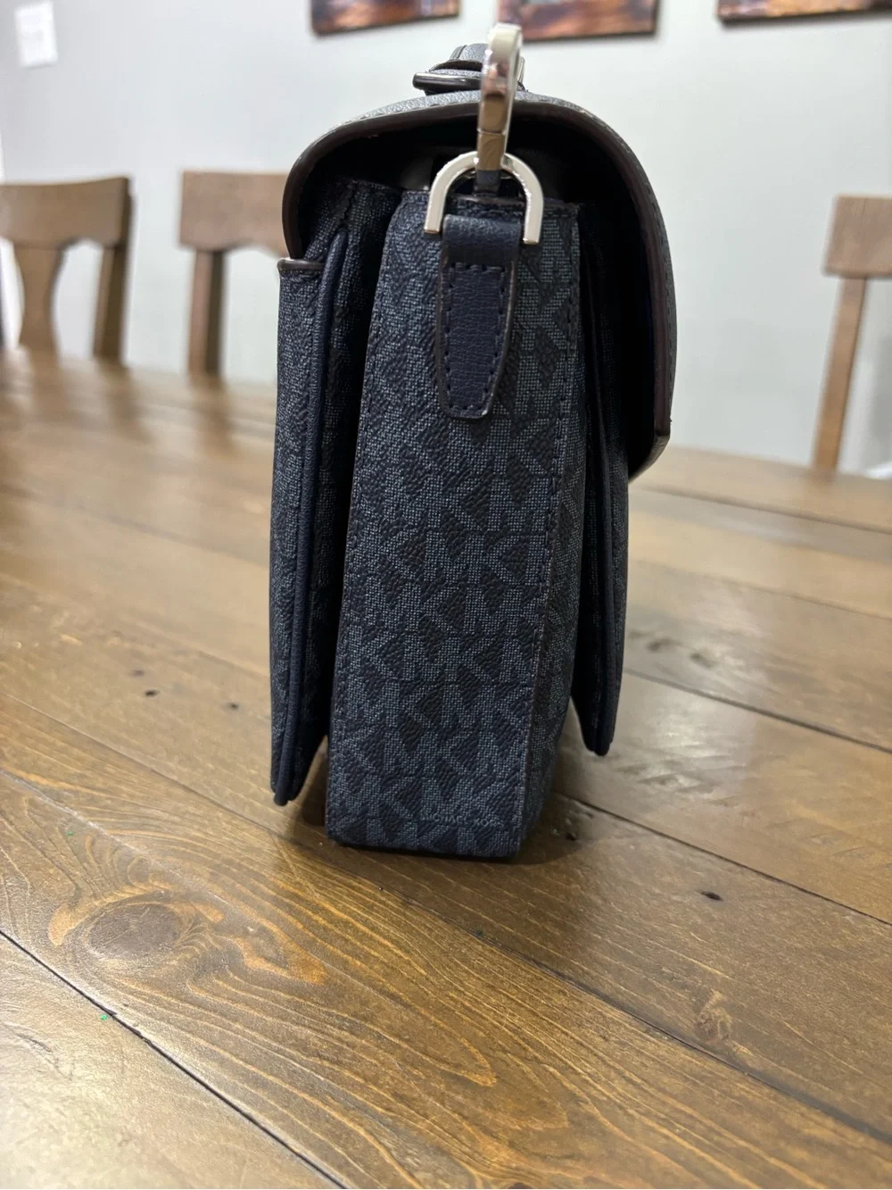 Michael Kors Rose Medium Too Handle Messenger Bag in Admiral Blue